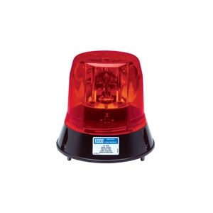 5813R 3-Bolt Mount Red Rotating Beacon