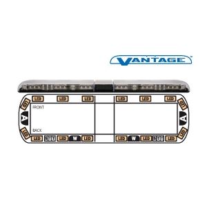 12-00005-E 54" Amber Vantage LED Lightbar