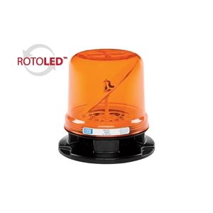 7660A 3-Bolt Amber ROTOLED Hybrid Beacon