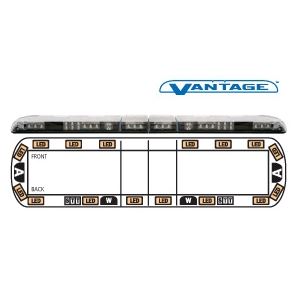 12-00006-E 60" Amber Vantage LED Lightbar