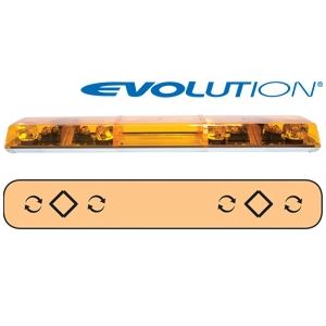 6483003 48" Evolution 5-Rotator Amber Lightba