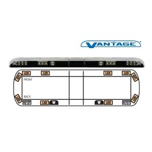 12-00007-E 54" Amber Vantage LED Lightbar