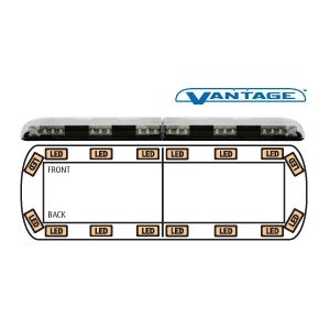 12-00001-E 48" Amber Vantage LED Lightbar