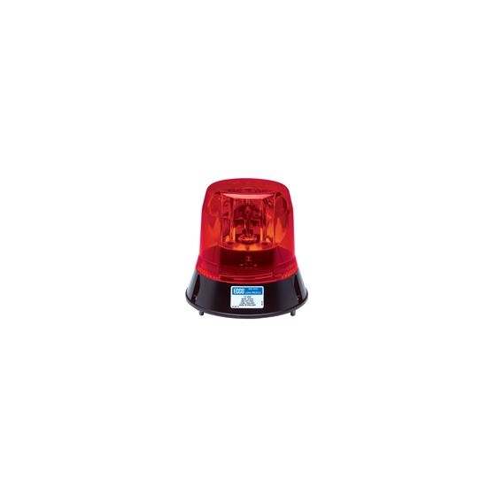 5813R 3-Bolt Mount Red Rotating Beacon