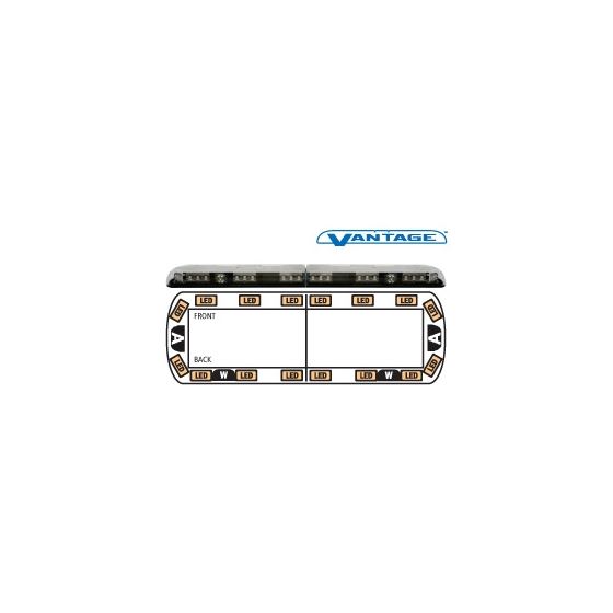 12-00004-E 48" Amber Vantage LED Lightbar