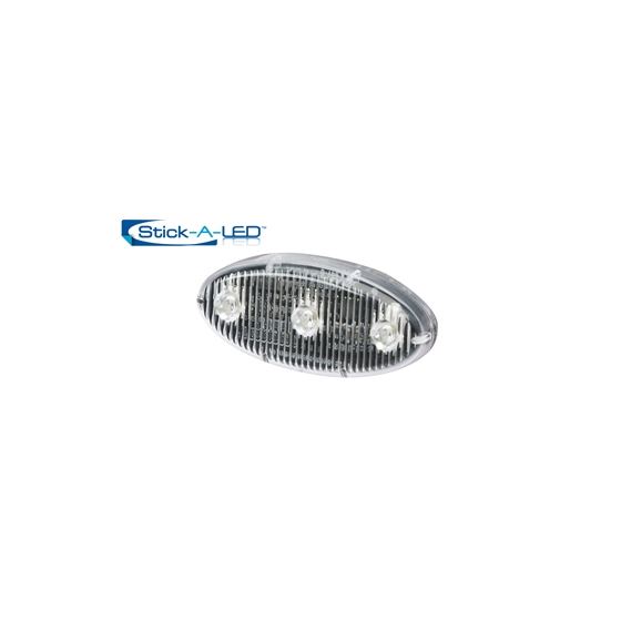 ED0002C Clear 3-LED Stick-A-LED Surface Mount
