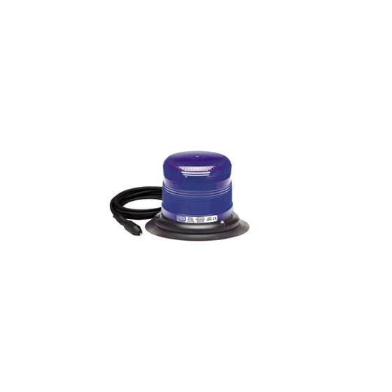 6550B-VM Vacuum Magnet Blue Strobe Beacon