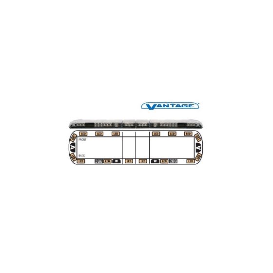 12-00006-E 60" Amber Vantage LED Lightbar